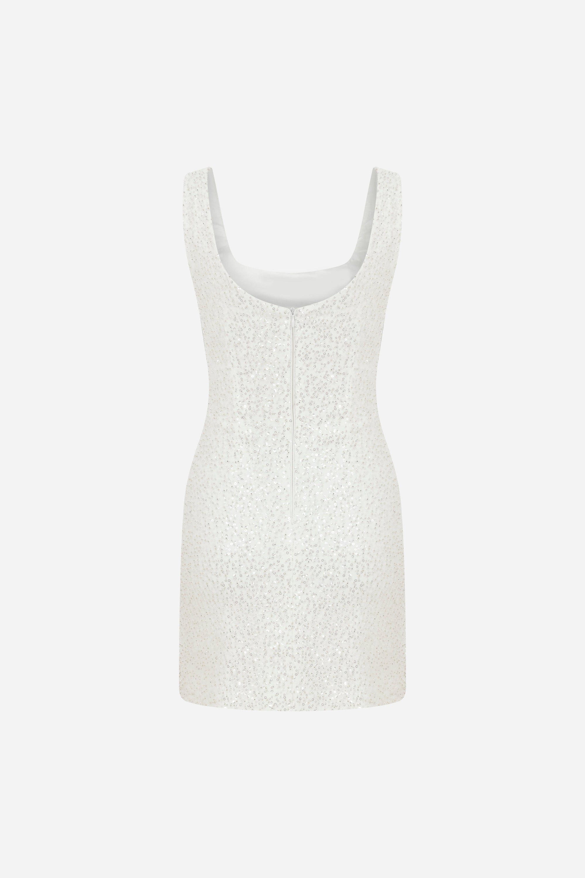 Isadora - U Neck Mini Sequin Dress