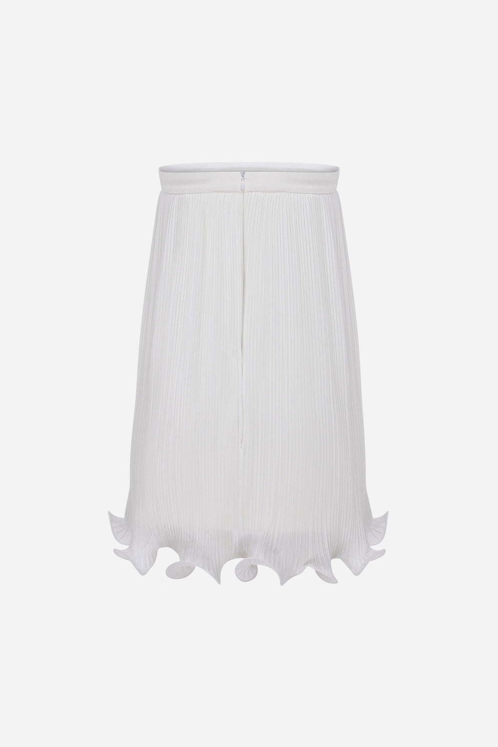 Alice - Strapless Pleated Chiffon Mini Dress