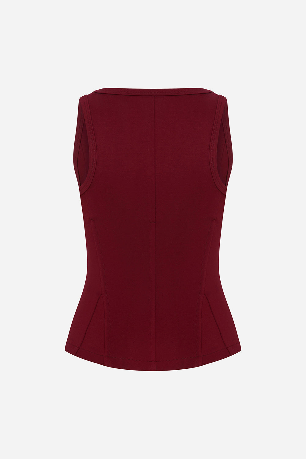 Lilou - U Neck Corset Detailed Tank Top