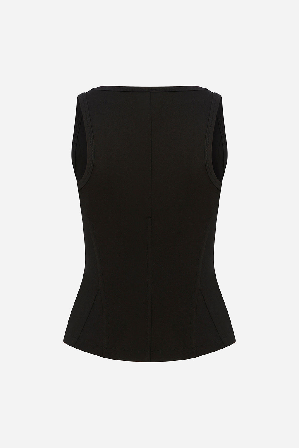 Lilou - U Neck Corset Detailed Tank Top