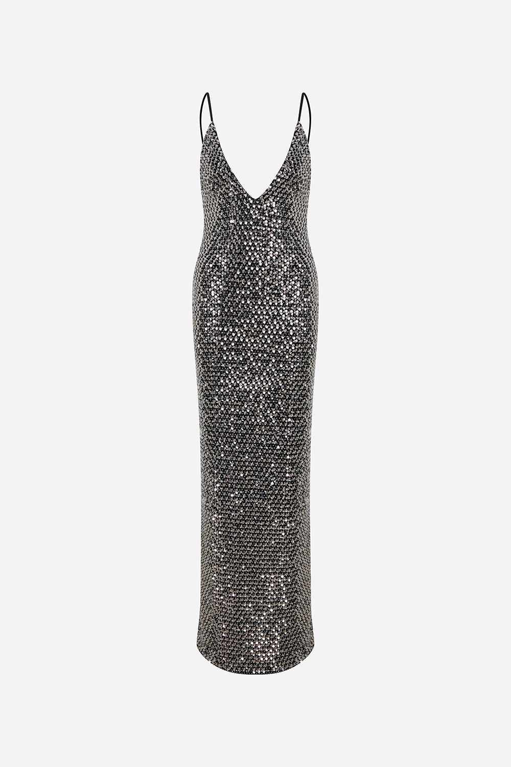 Gia - V Neck Sequin Maxi Dress