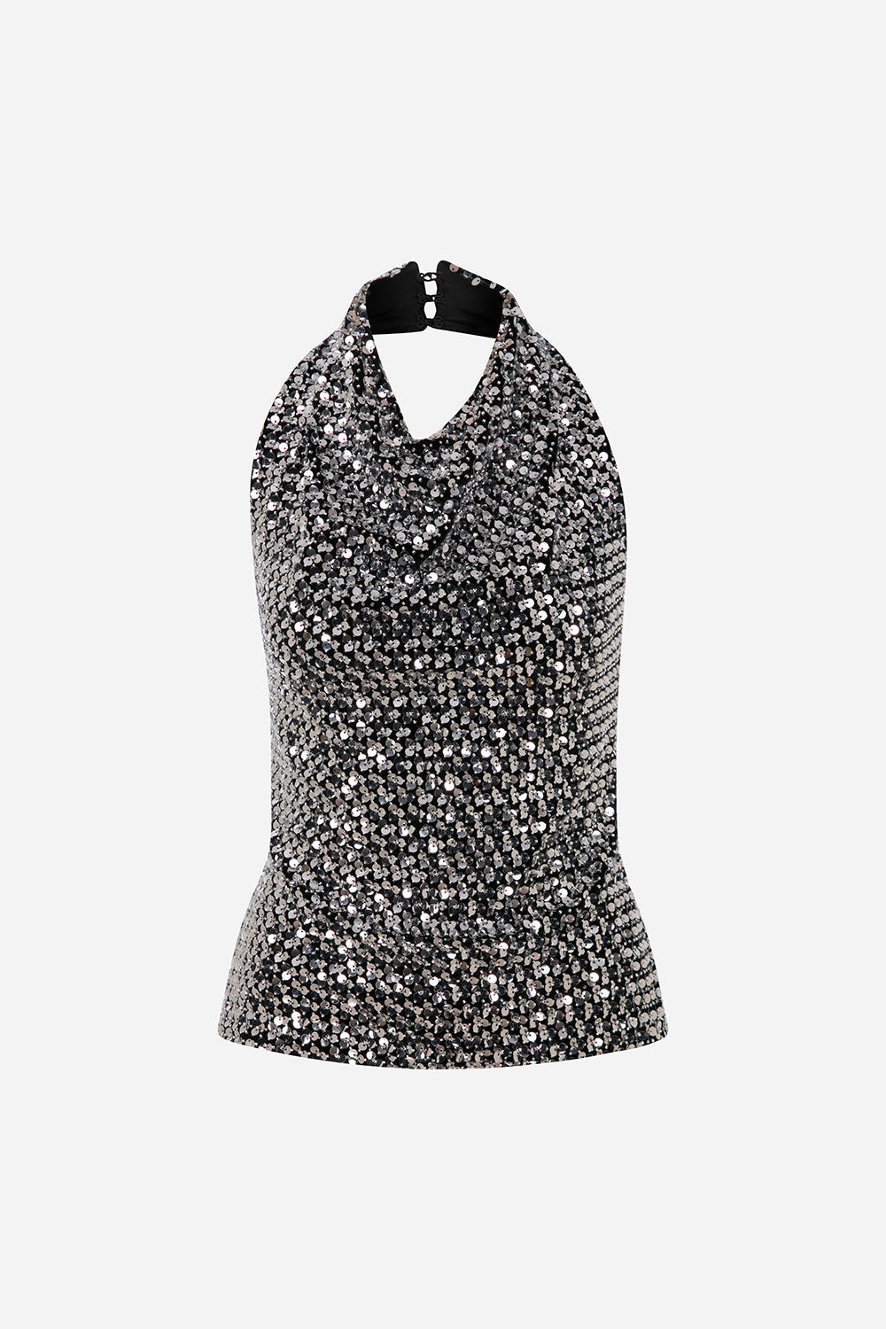 Elly - Backless Sequin Top