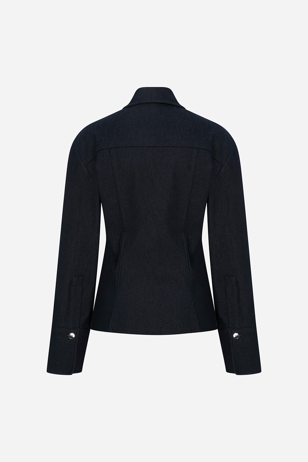 Ivy - Corset Detailed Denim Shirt