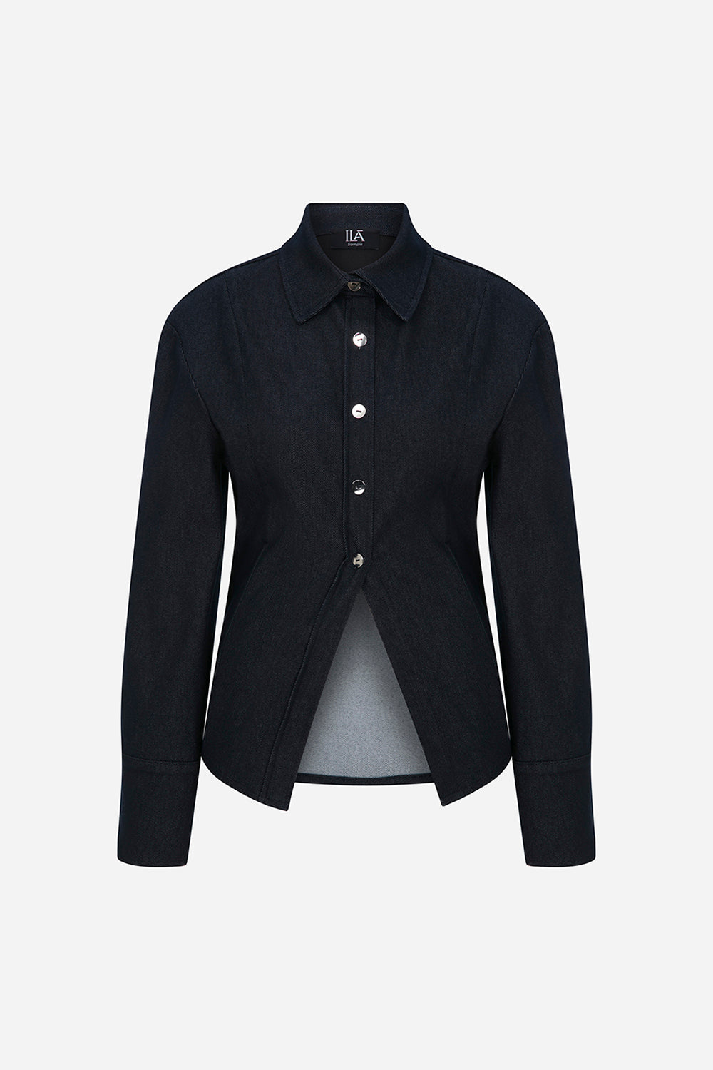 Ivy - Corset Detailed Denim Shirt