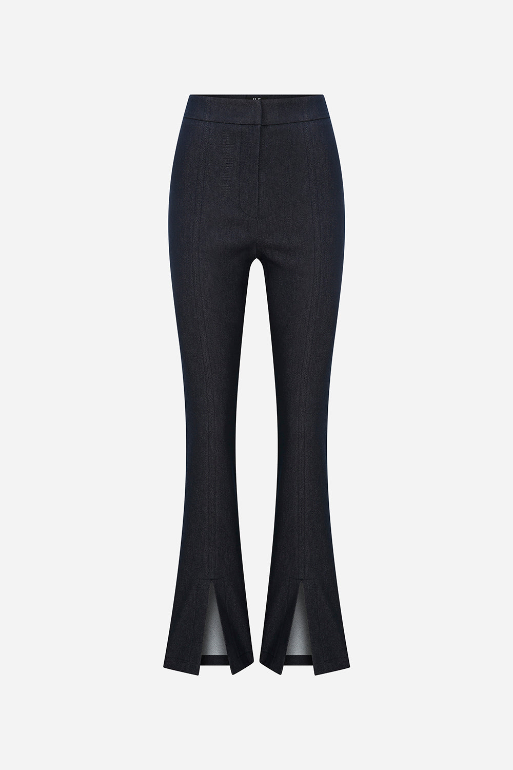Odine - Denim Trousers With Front Slit