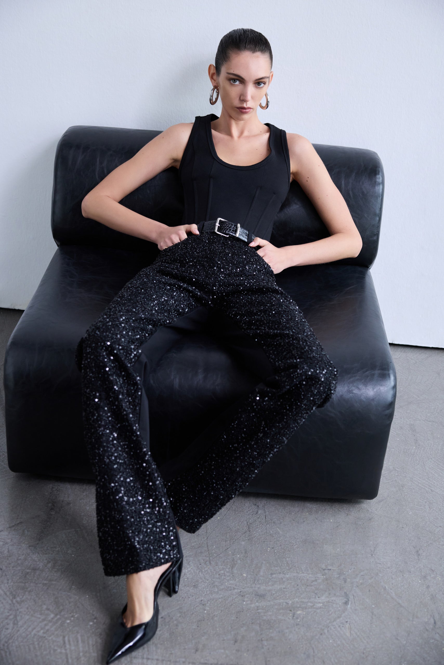 Ariel - Sequin Detailed Trousers