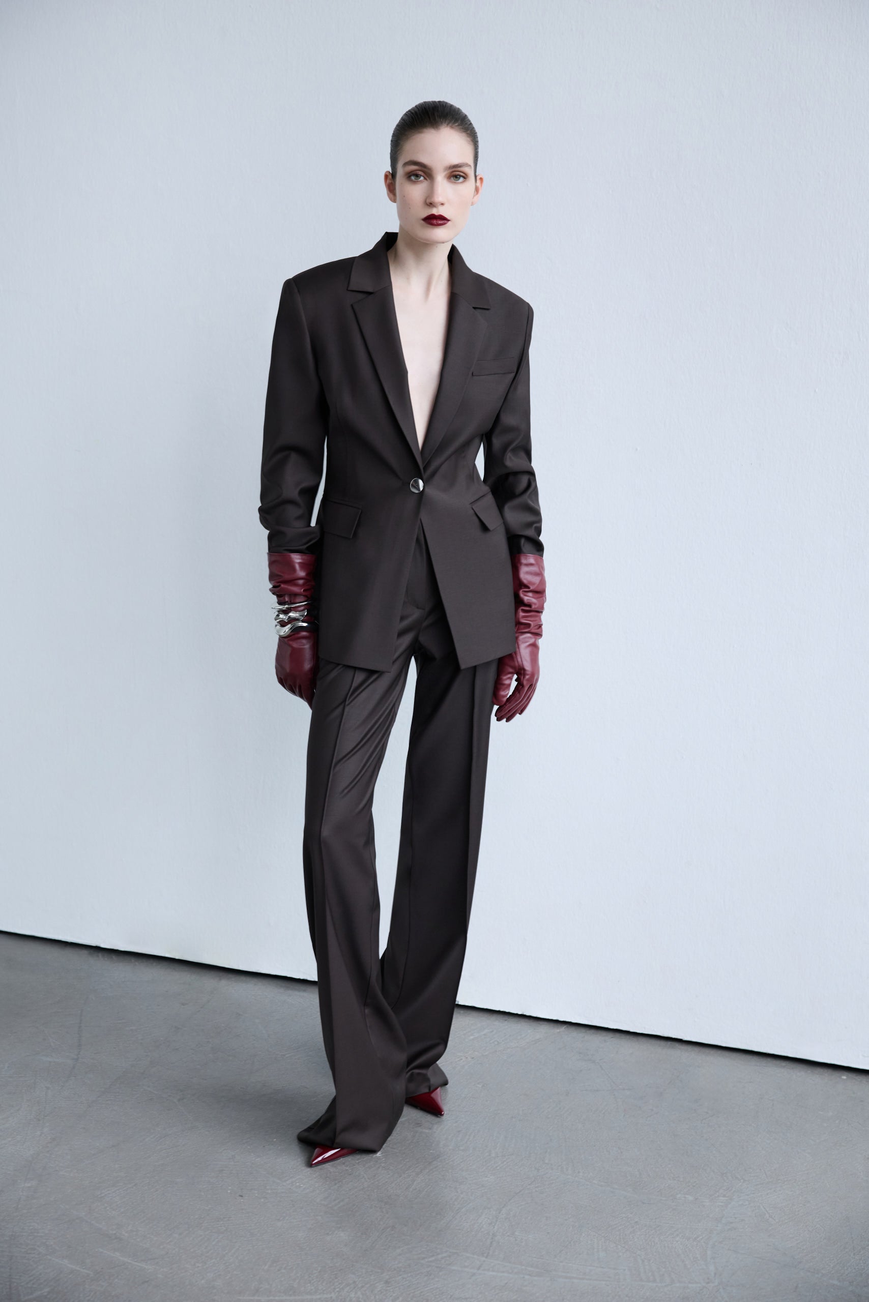 Mono - Constructed Wool Blazer