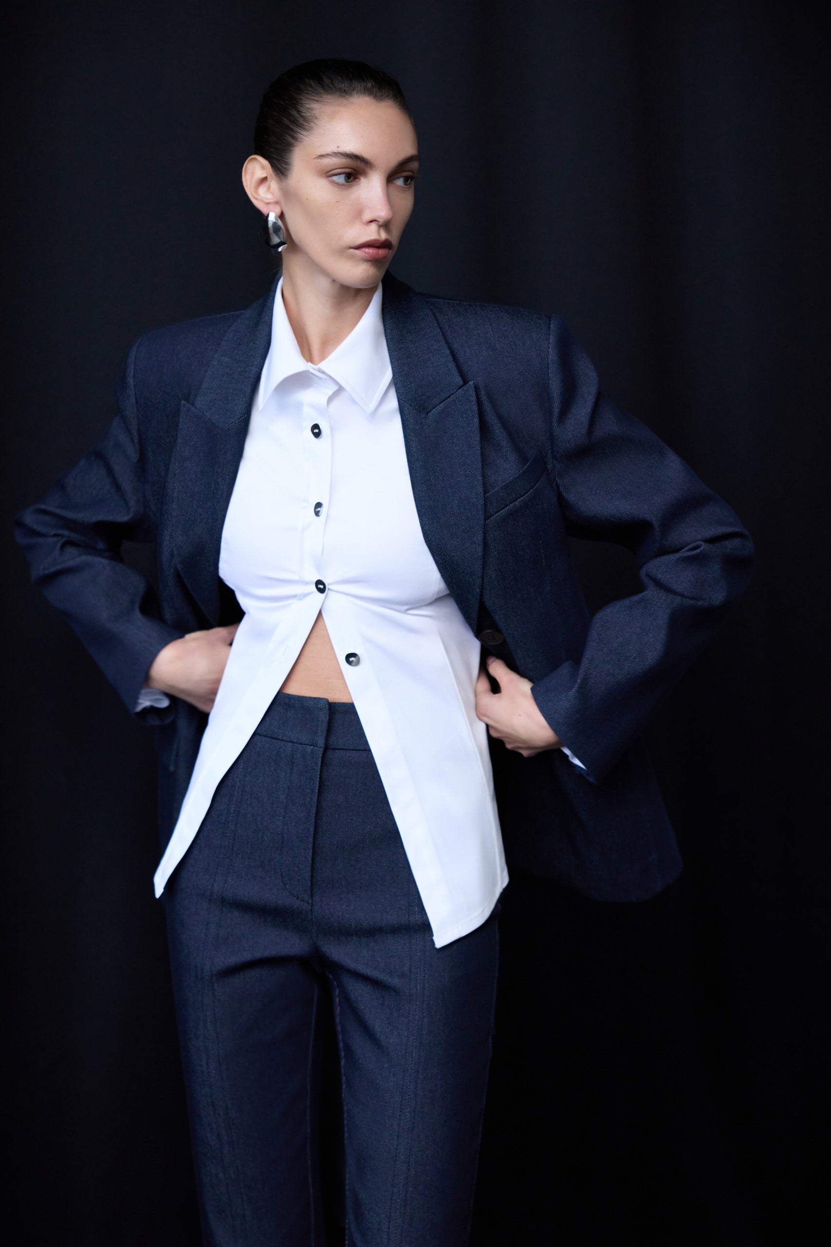 Cara - Corset Detailed Shirt