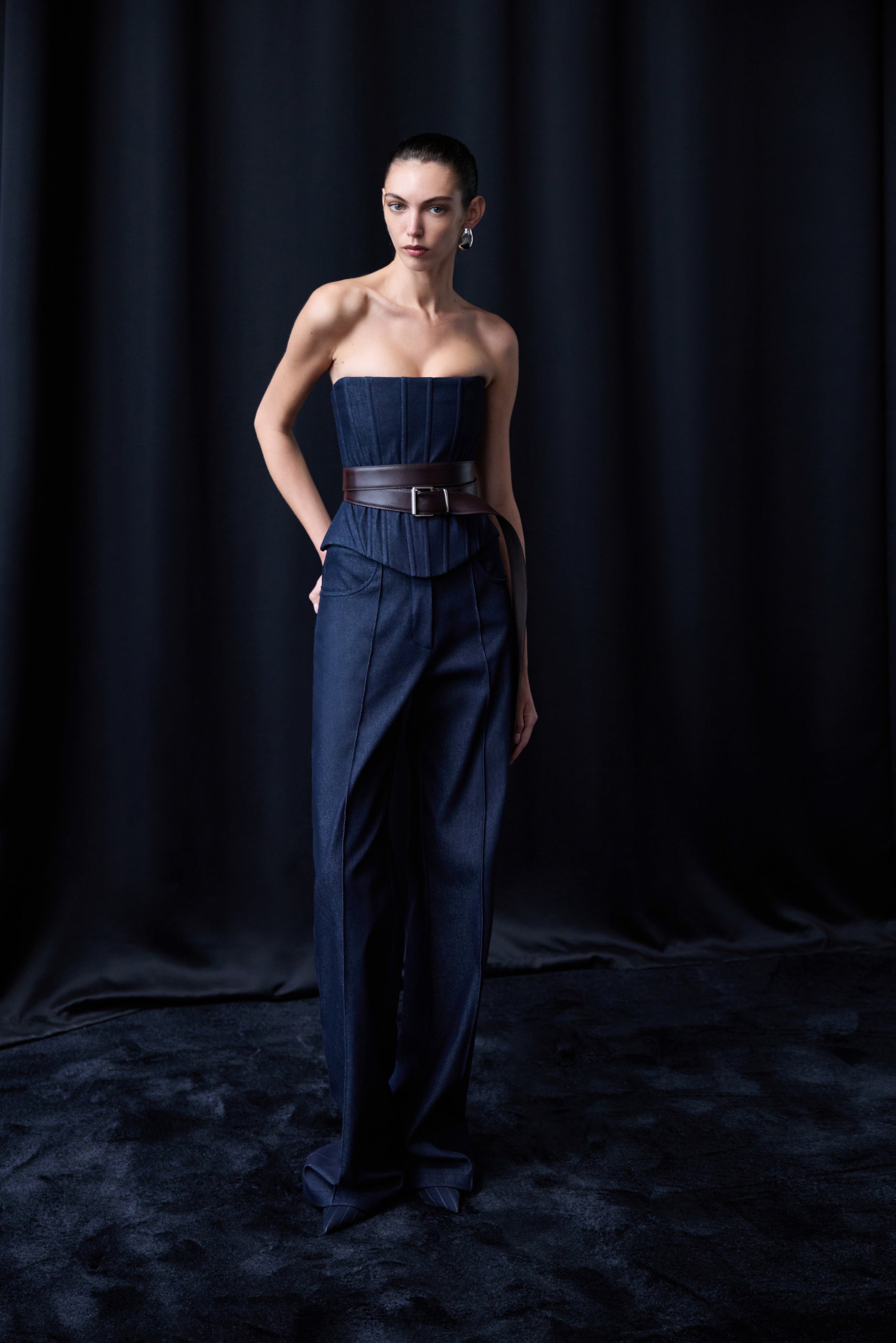 Eva - Denim Corset
