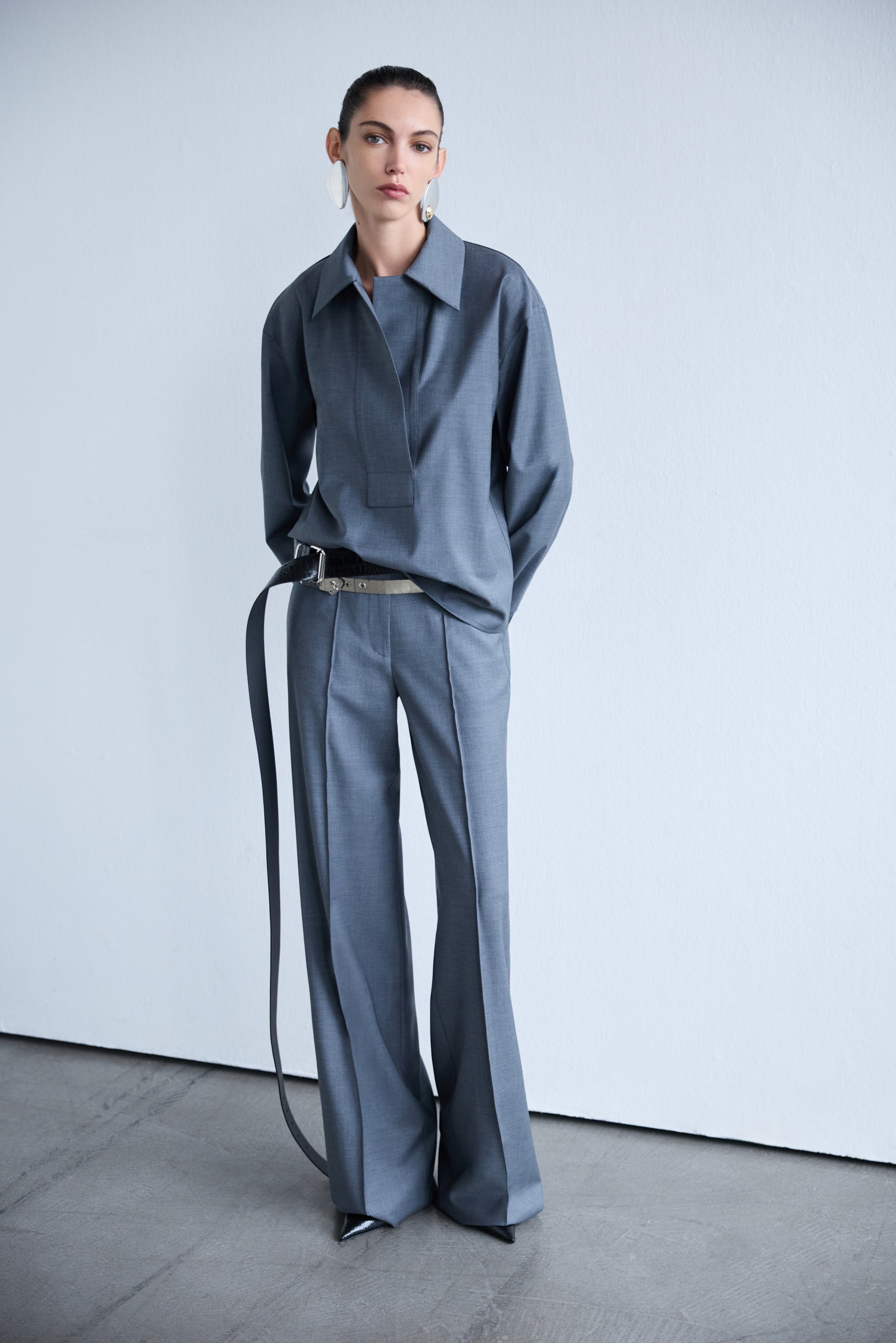 Syvie - Regular Fit Wool Trousers
