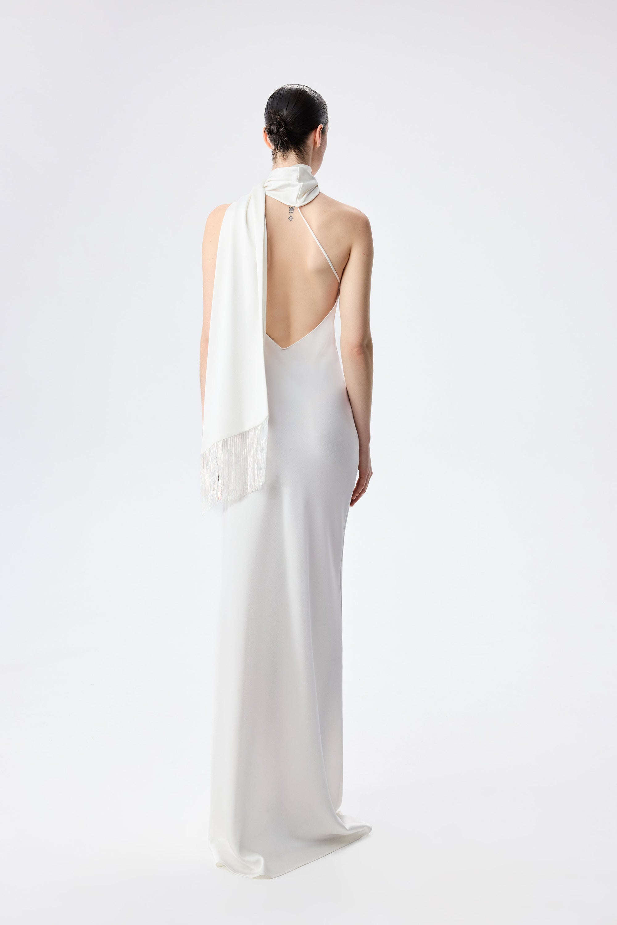 Brice - One Shoulder Satin Maxi Dress