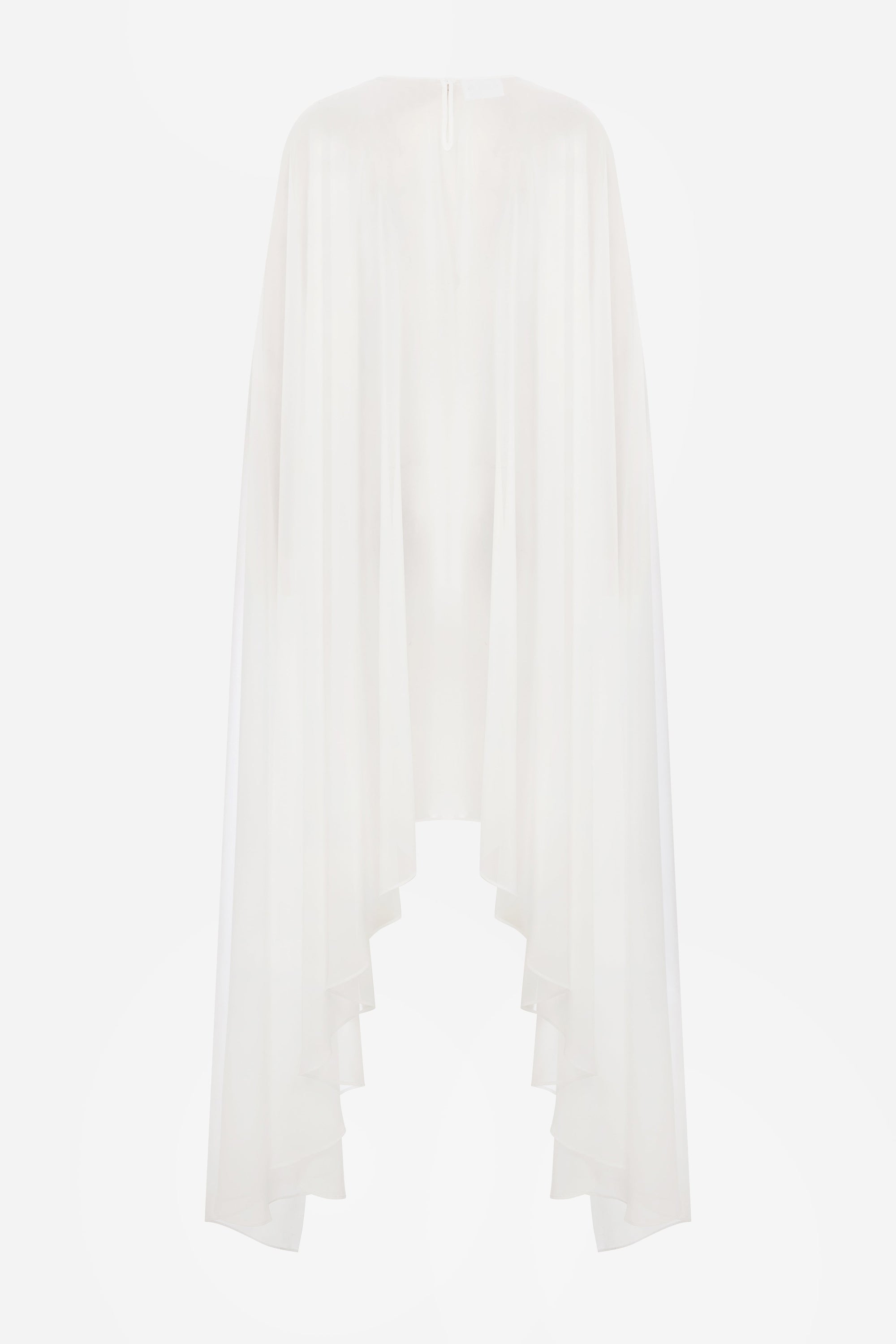 Noor - Asymmetric Chiffon Cape