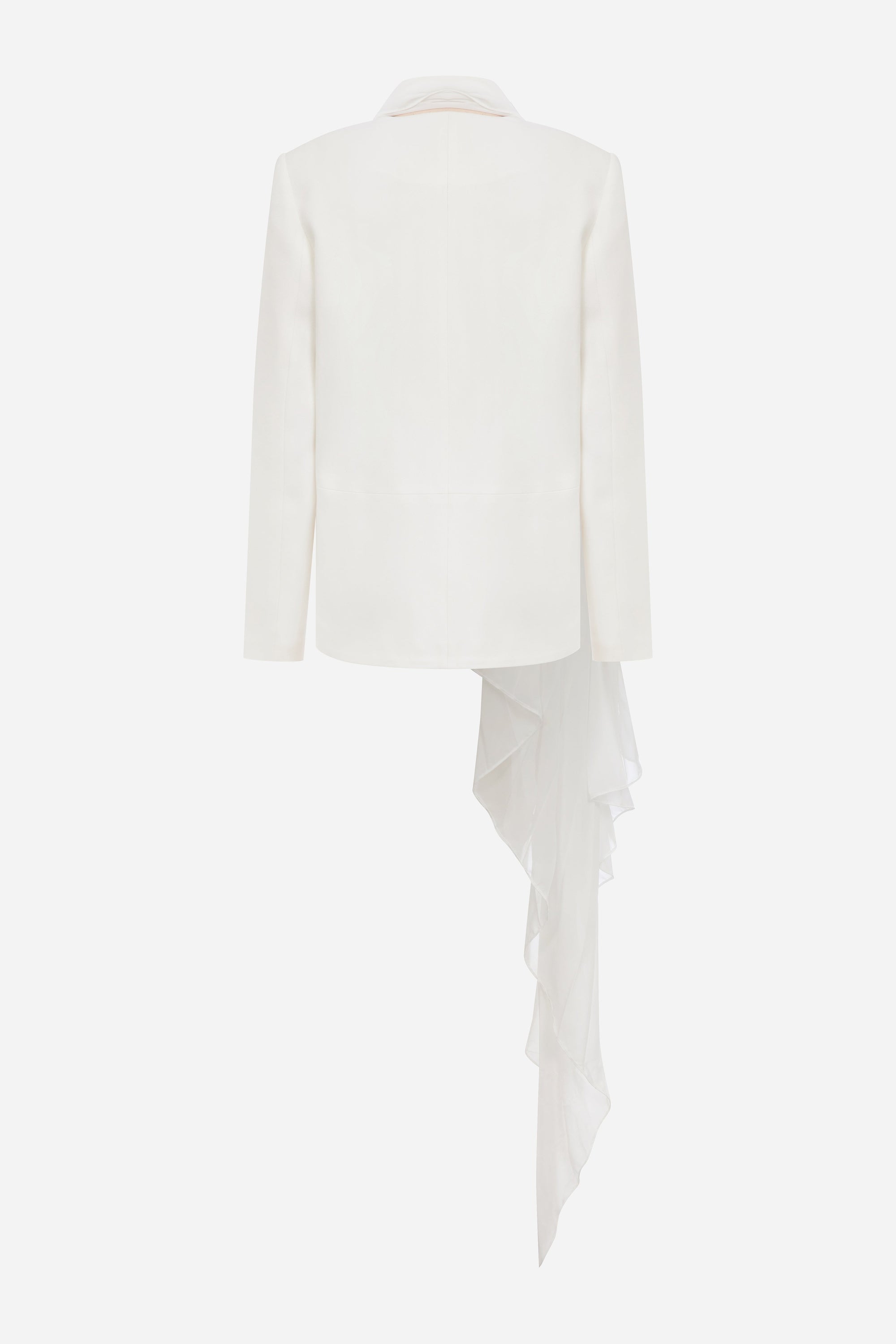Olly - Oversized Blazer with Chiffon Detail