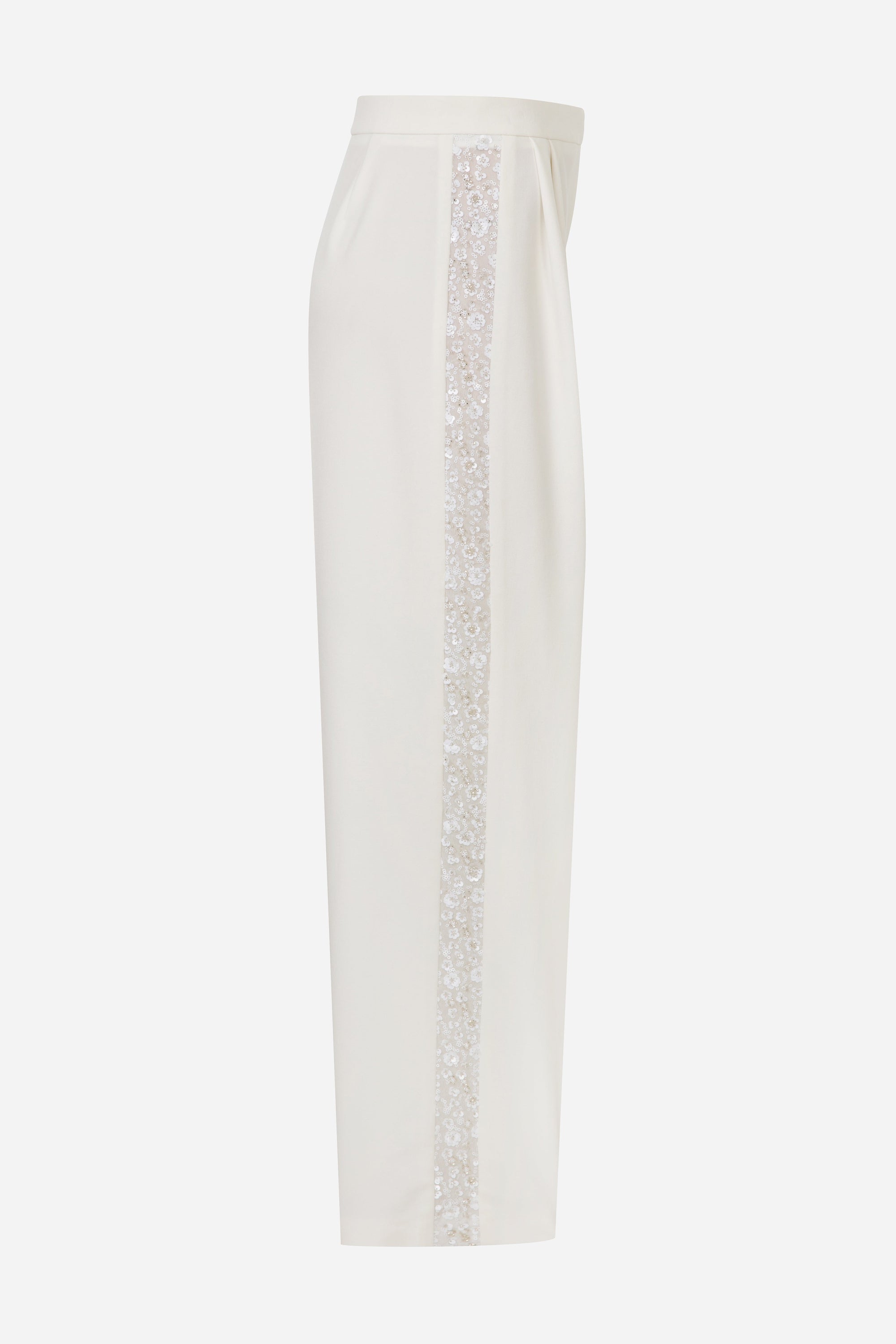 Jane - Double Pleated Tailored Trousers with Side Details