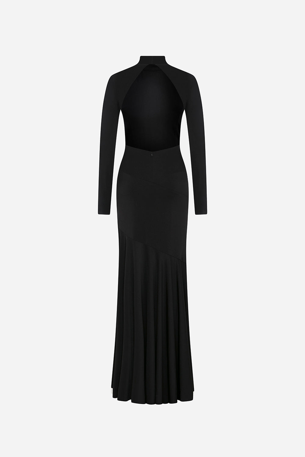 Carly - Backless Jersey Maxi Dress