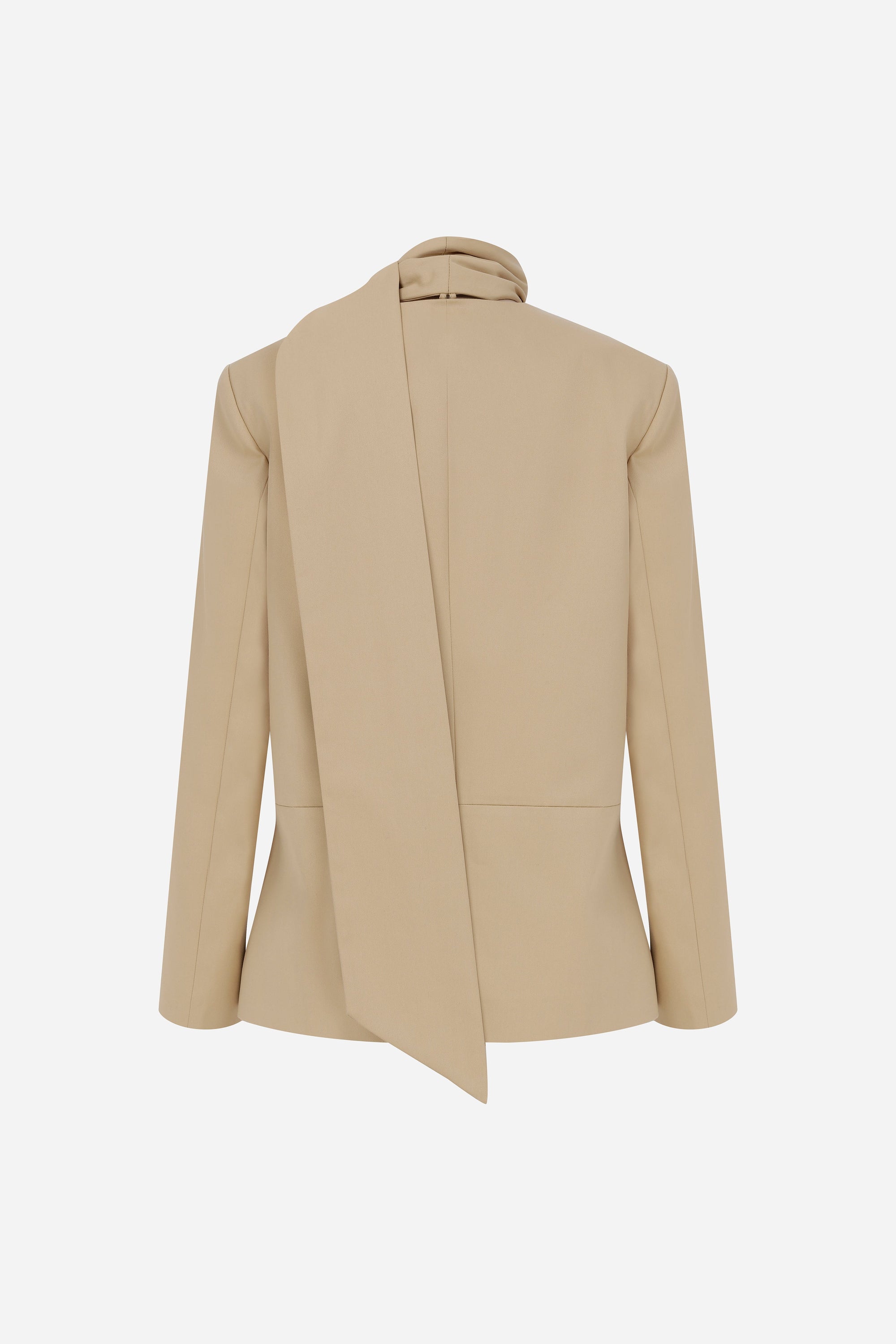 Anny - Oversized Blazer with Scarf Detail