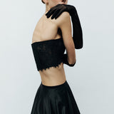 Tian - Lace Crop Top