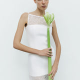 Sera - High Neck Beaded Mini Dress