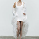 Noa - U-Neck Jacquard Corset Mini Dress