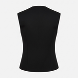 Romy - Tailored Vest in Black