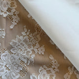 Moisa-Silk Organza Midi Skirt With Inner Lace Detail