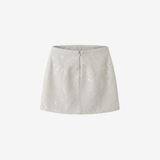 Aurea-Sequin Structured Mini Skirt