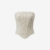 Iona-Sequin Corset With Corset With Eyelet Detail