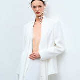 Sonia-Oversized Blazer with Scarf Detail
