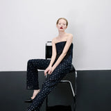 Loen Trousers with Accessory Detail in Indigo