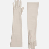 Mirelle-Leather Gloves in Off White