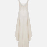 Soho - U-Neck Silk Shantung Dress