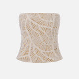 Dalia - Net Tulle Overlay Corset