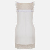 Sera - High Neck Beaded Mini Dress