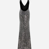 Gia - V-Neck Sequin Maxi Dress