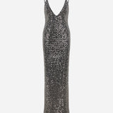 Gia - V-Neck Sequin Maxi Dress