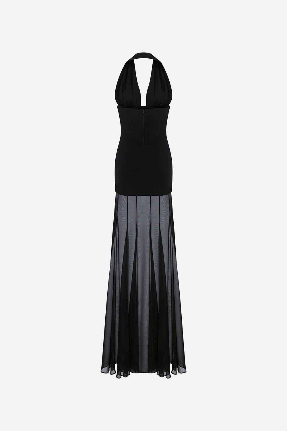 Mel - Corset Detailed Chiffon Dress