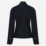 Ivy - Corset Detailed Denim Shirt