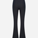 Odine-Denim Trousers With Front Slit
