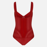 Nicole Corset Bodysuit in Red