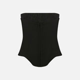 Rosalia Corset with Lace Detail in Black