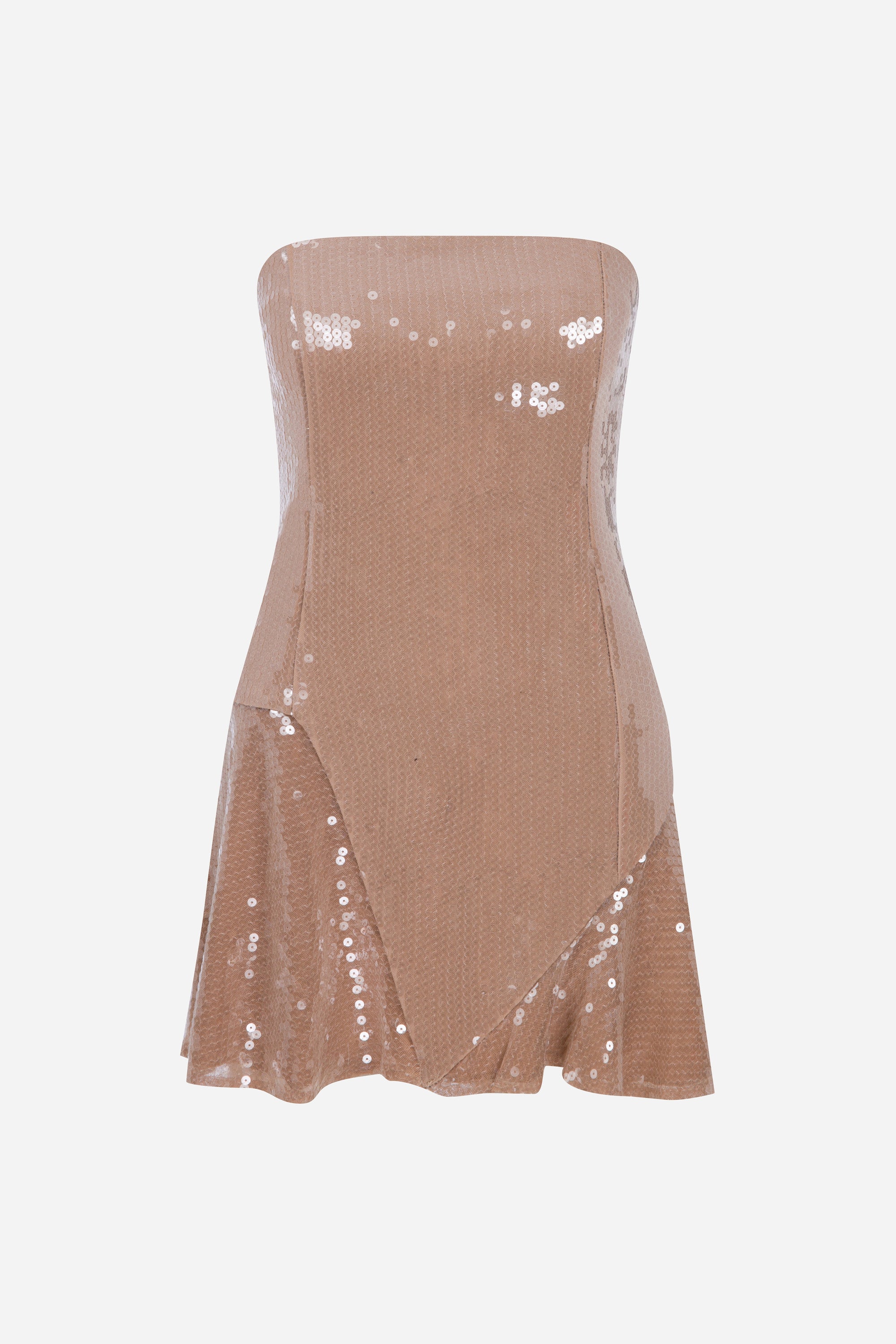 Elisa - Strapless Sequin Mini Dress