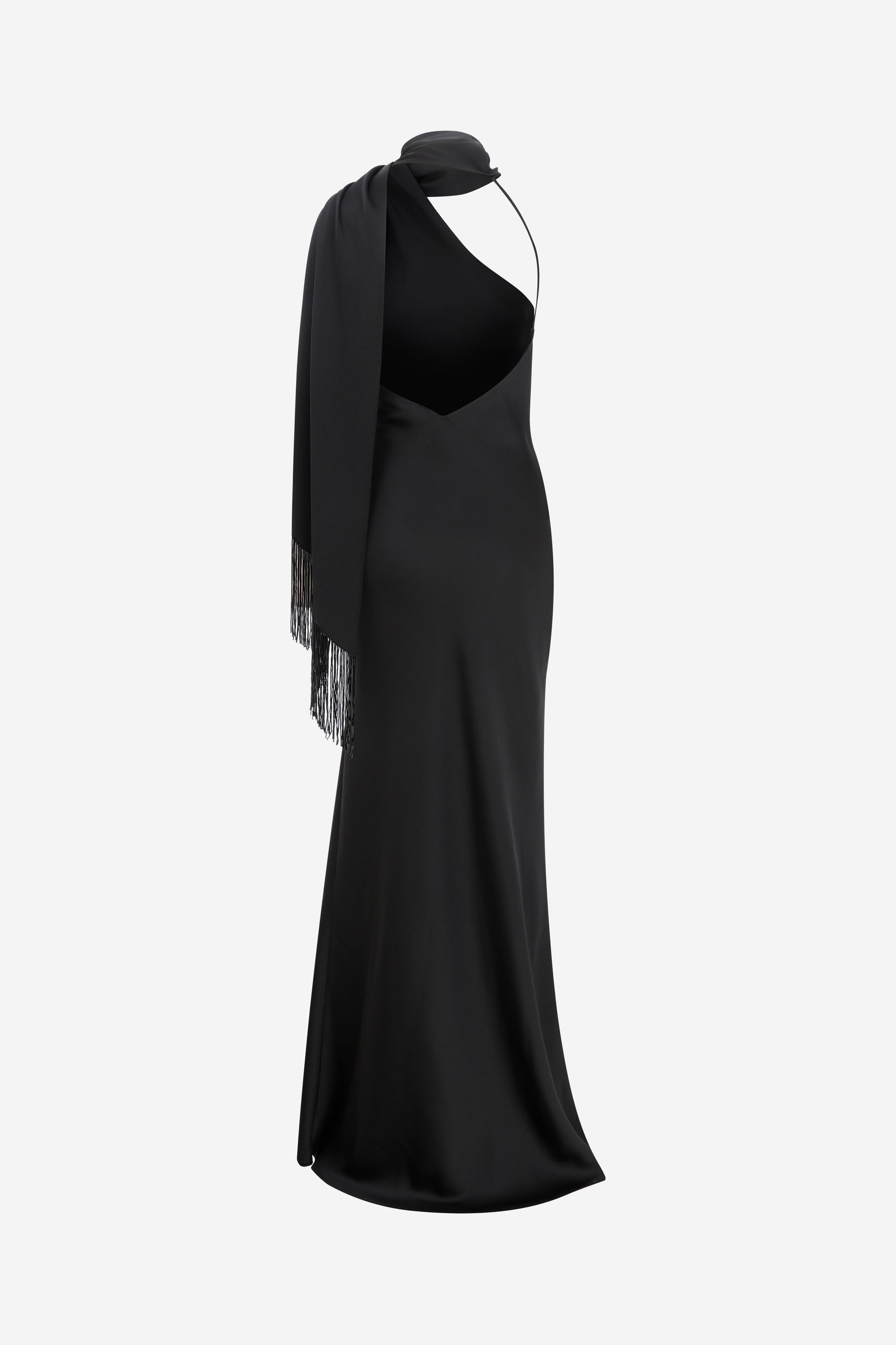 Brice - One Shoulder Satin Maxi Dress