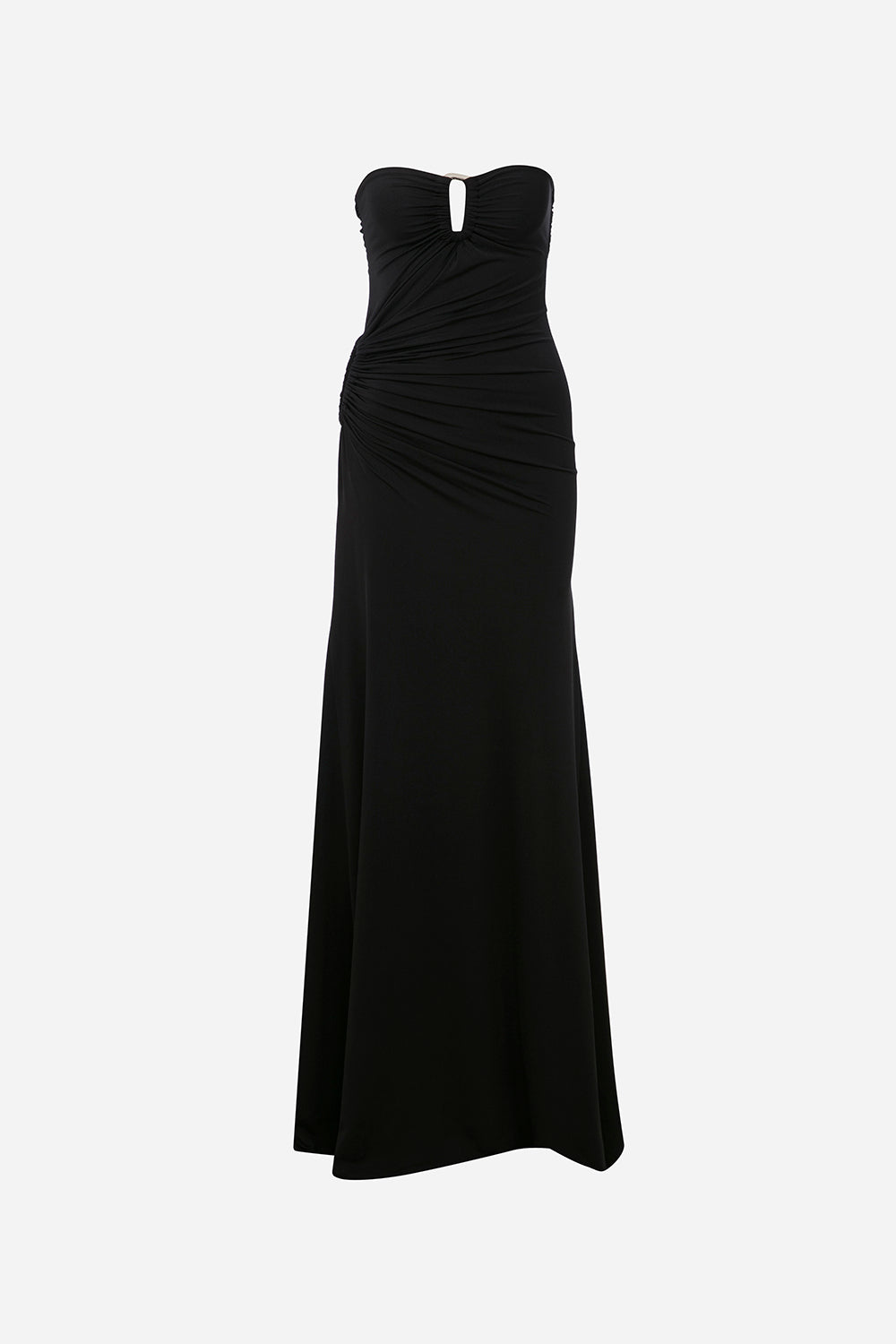 black strapless jersey maxi dress Womens | Wolford | Fatal Dress | S
