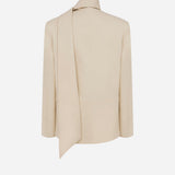 Anny-Boxy Blazer With Detailed Shawl