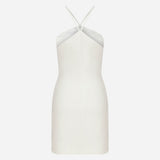 Veronica-Mini Dress With Hand-Stitched Sequin Details