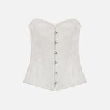 Olin-Hook-And-Eye Corset With Lace-Up Back