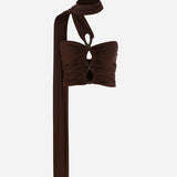 Aurora - Jersey Top With Handmade Accessory