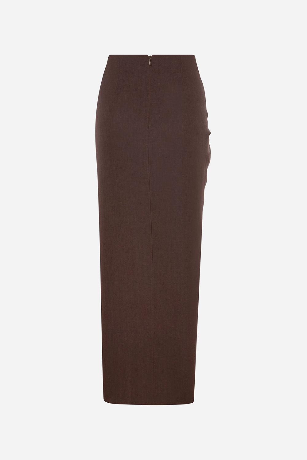 Aditi - Linen Midi Skirt With Twist