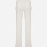 Erica - Trousers With Applique Detail in White
