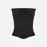 Yuan - Strapless Corset in Black